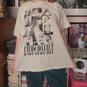 Taylor Swift Eras Tour Merch Beige Graphic Women's Tee